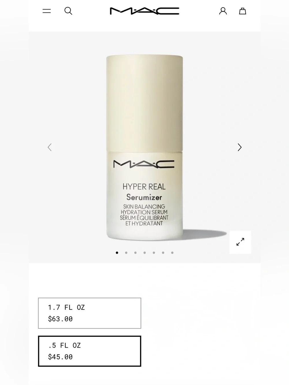 MAC Cosmetics MAC Prep + Prime FIX + Primer and Setting Spray & Serumizer Serum